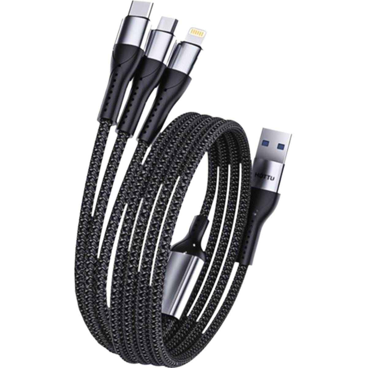 100w 3 in 1 Fast Charging Cable